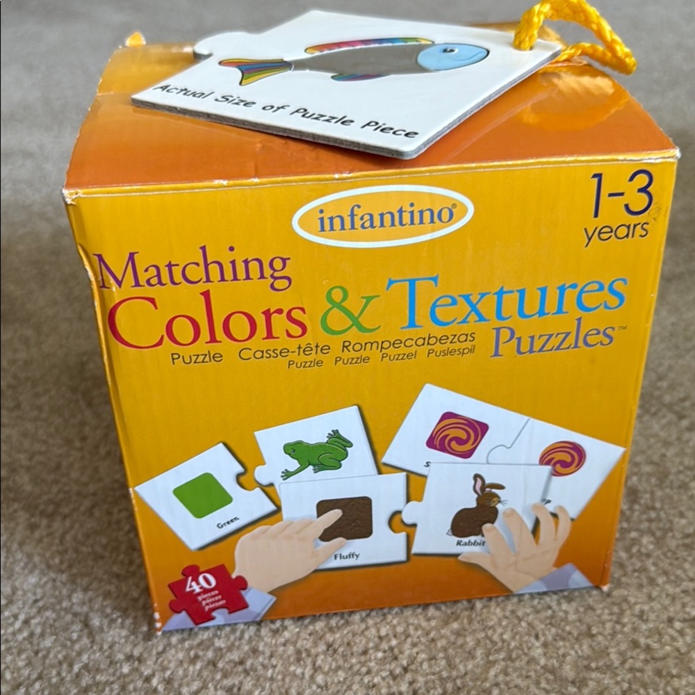 Infantino Colors & Textures matching cards-all cards accounted for!